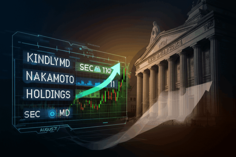 KindlyMDとNakamoto Holdings、SECに提出！8月11日合併へ
