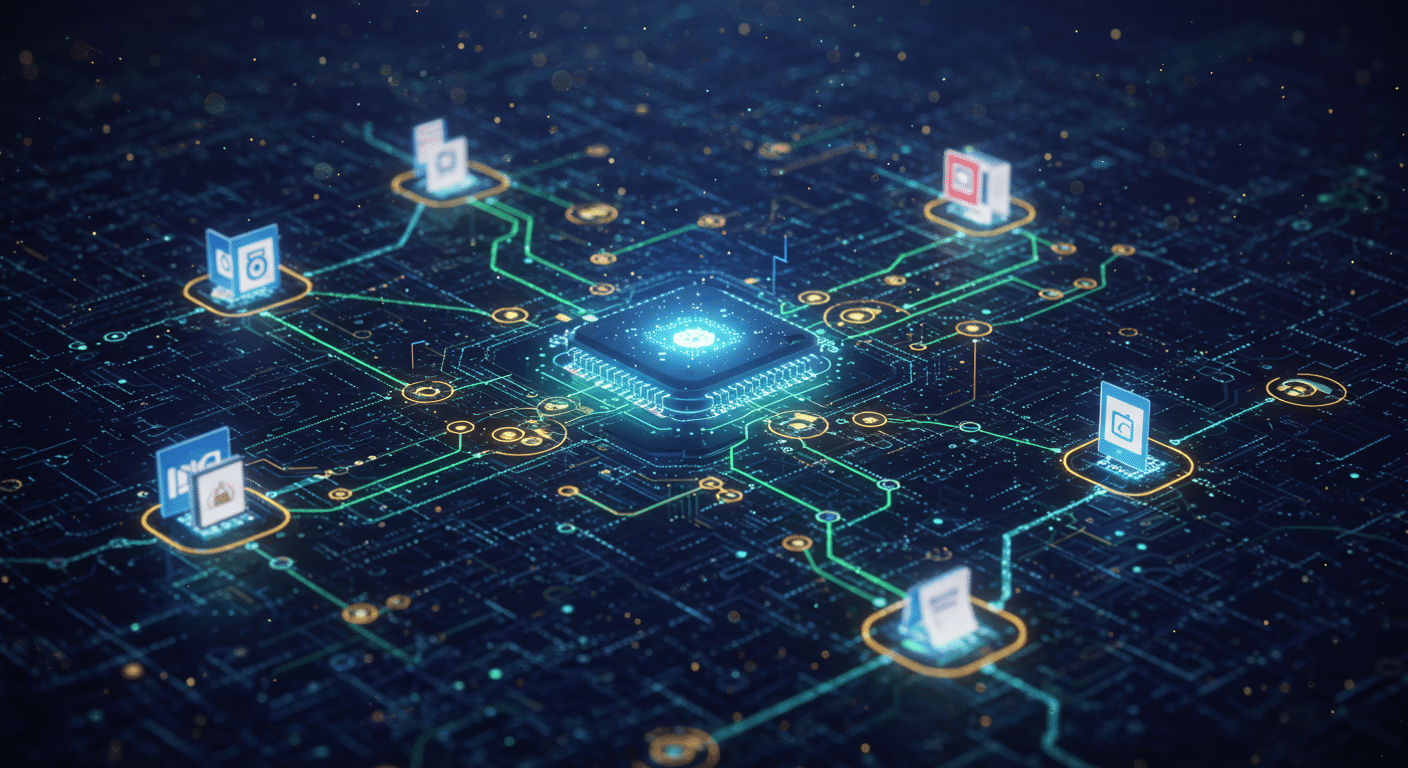 Future potential of Microsoft 365 Copilot, AI applications, Microsoft Graph API
 represented visually