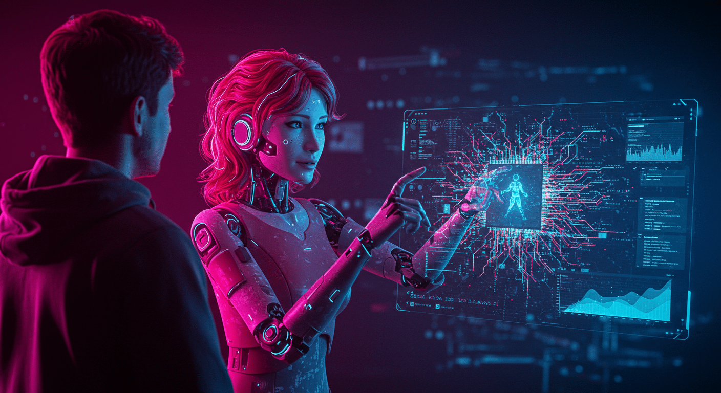 Eye-catching visual of Copilot, ChatGPT, Atari 2600
 and  AI technology vibes