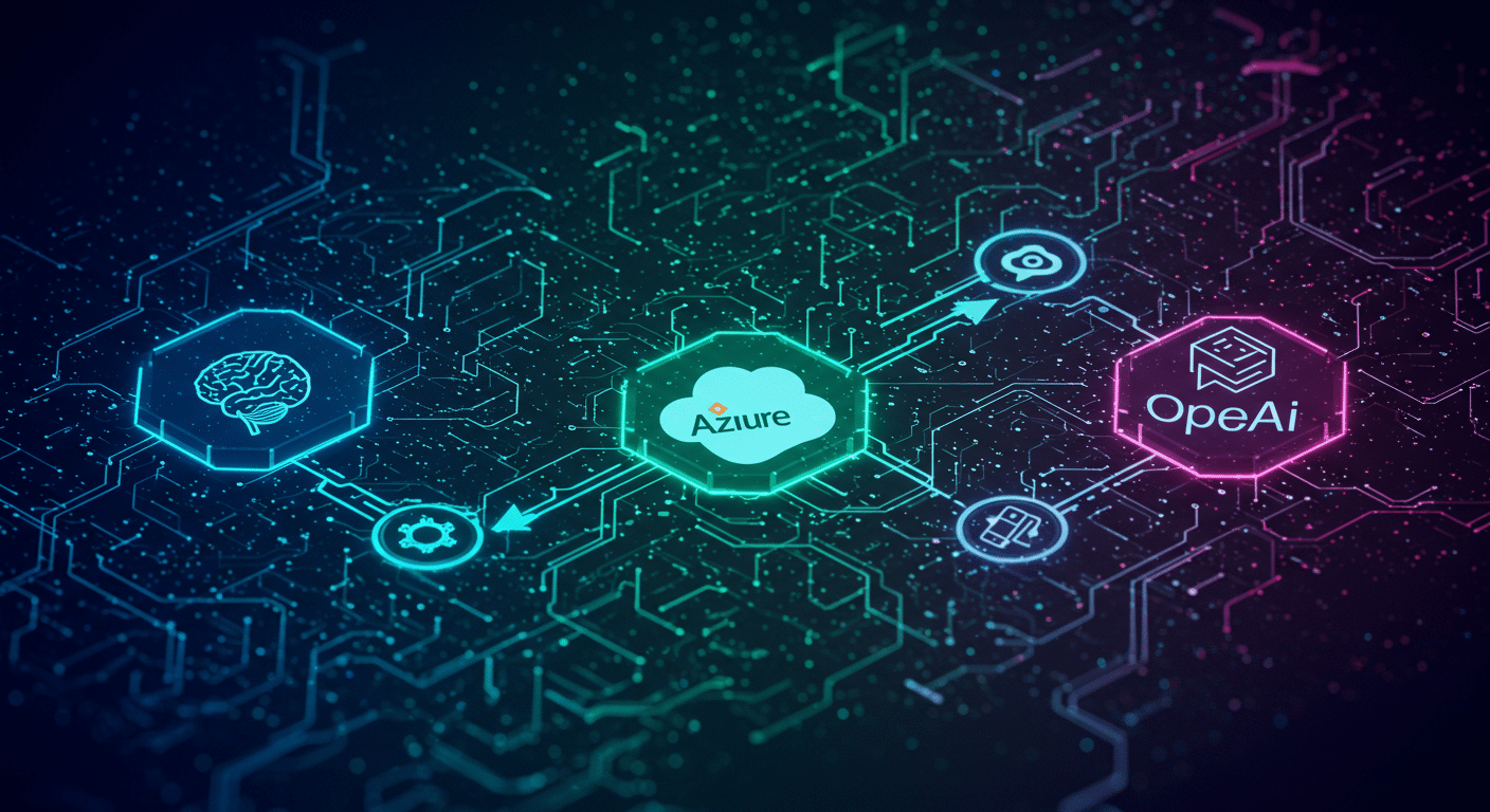Deep Research, Azure AI, OpenAI
 AI technology illustration