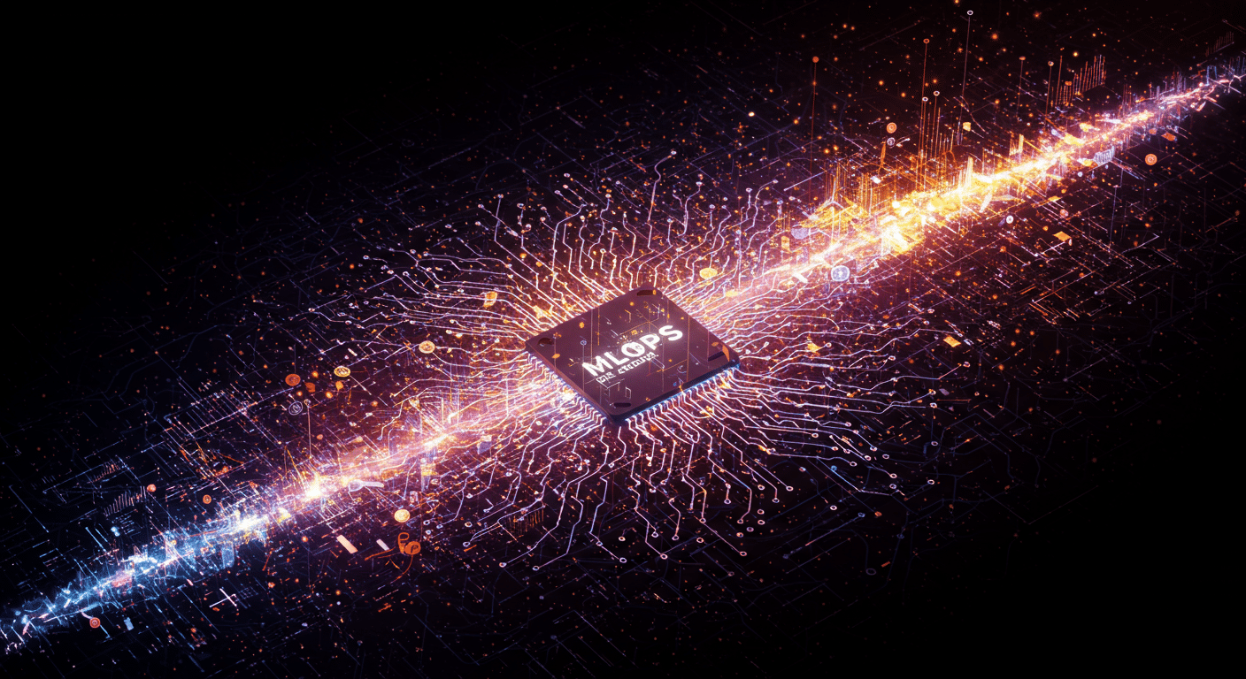 AI, metadata-driven, MLOps
 AI technology illustration