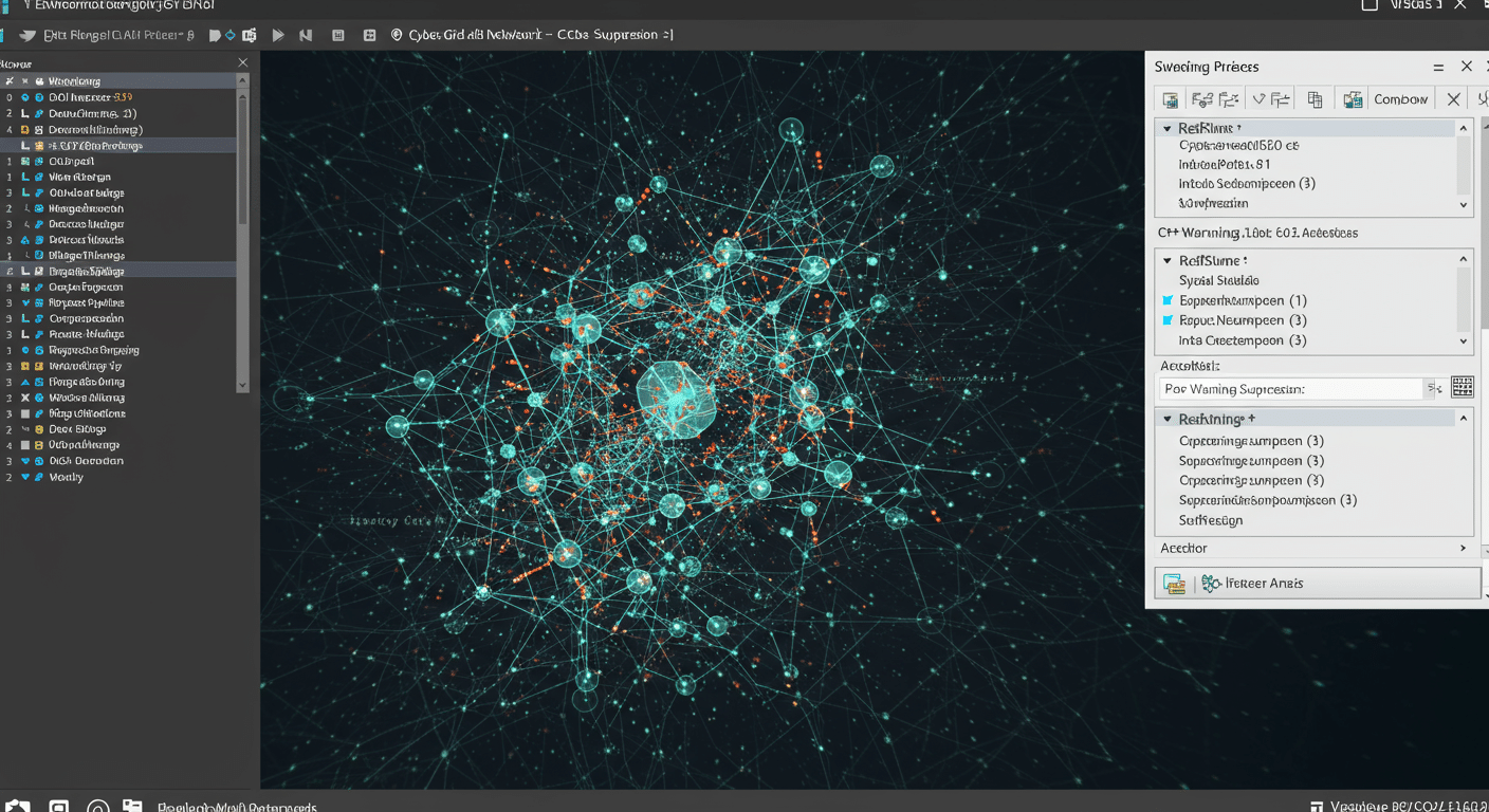 Future potential of C++ Code Analysis, warning suppression, Visual Studio
 represented visually