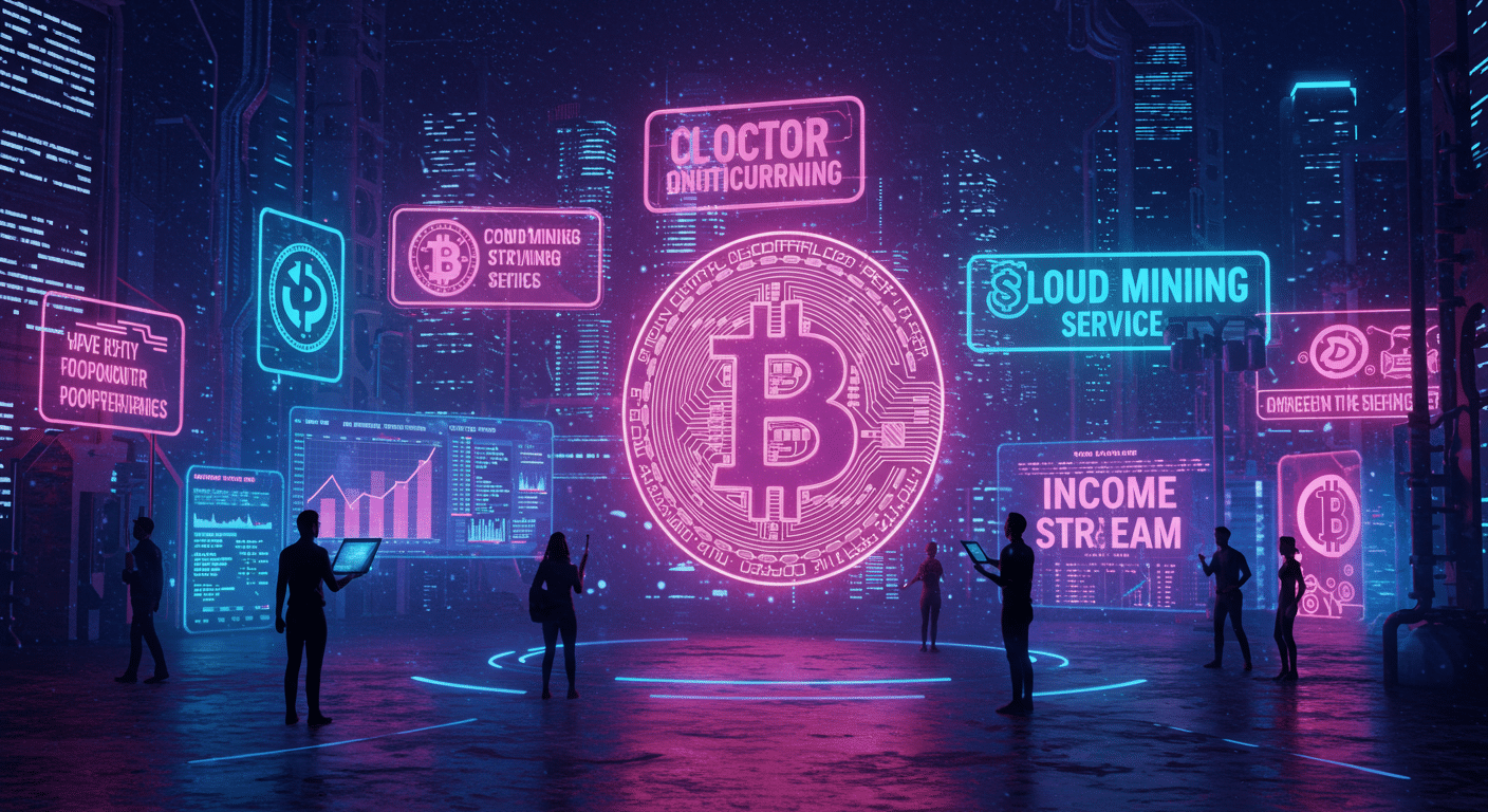 クラウドマイニングとは？仮想通貨で毎日収入を得る方法