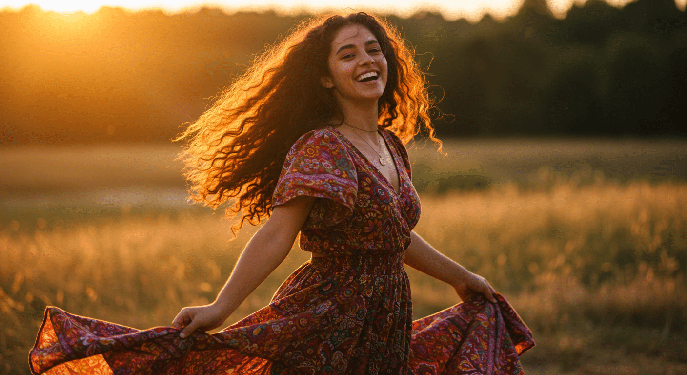 Eye-catching visual of present moment, nuanced
 and lifestyle vibes