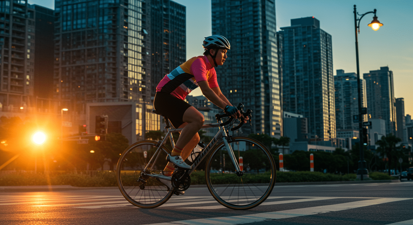 Eye-catching visual of safety, speed
 and lifestyle vibes
