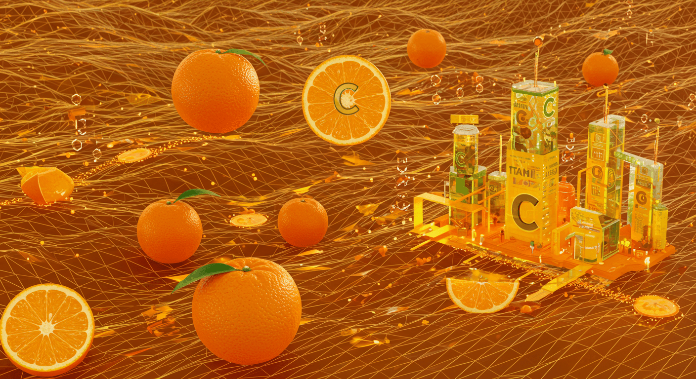 Vitamin C, Citrus
 lifestyle illustration