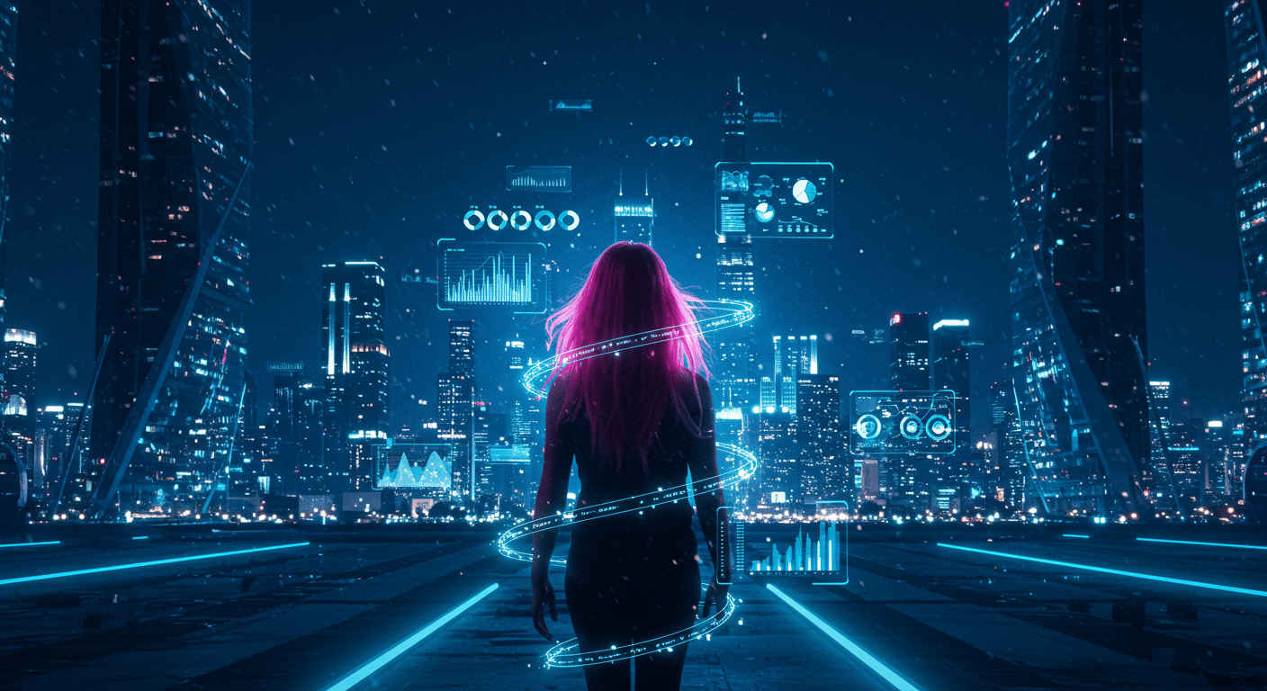 Future potential of locks, hair
 represented visually