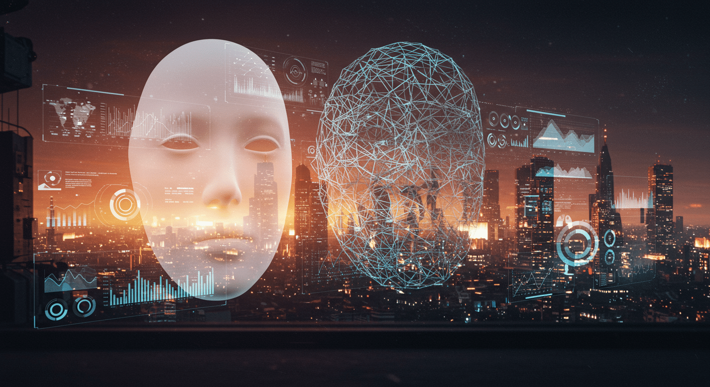 Future potential of face, shape
 represented visually