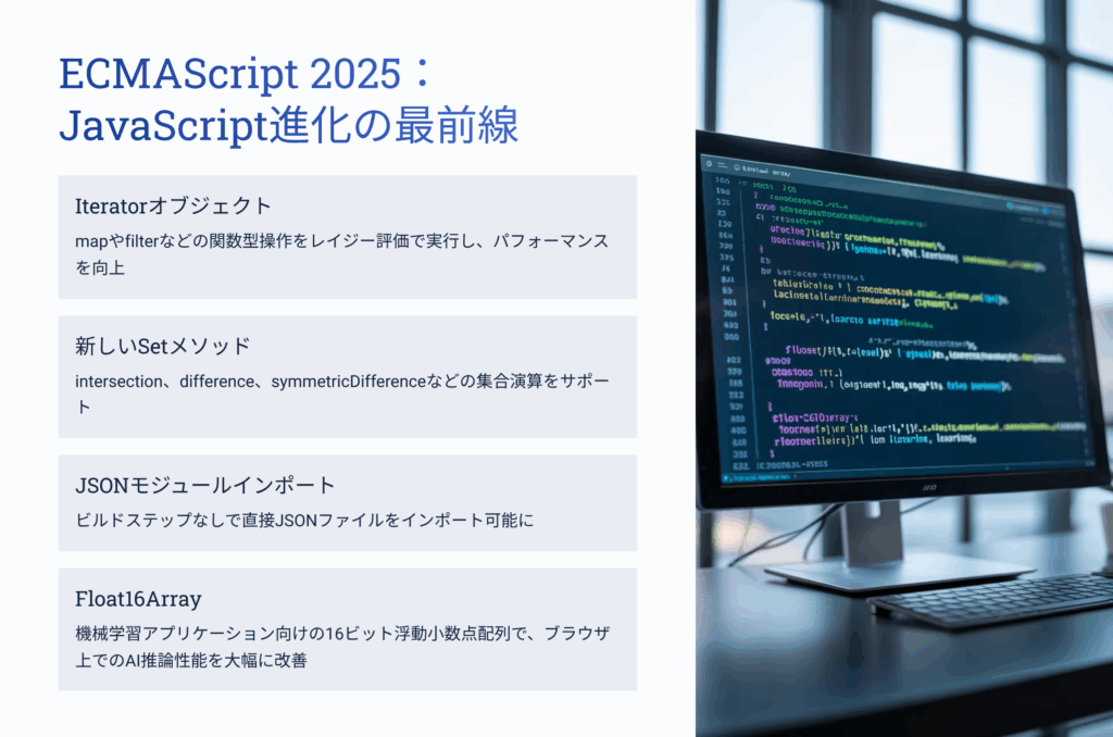 ECMAScript 2025：JavaScript進化の最前線