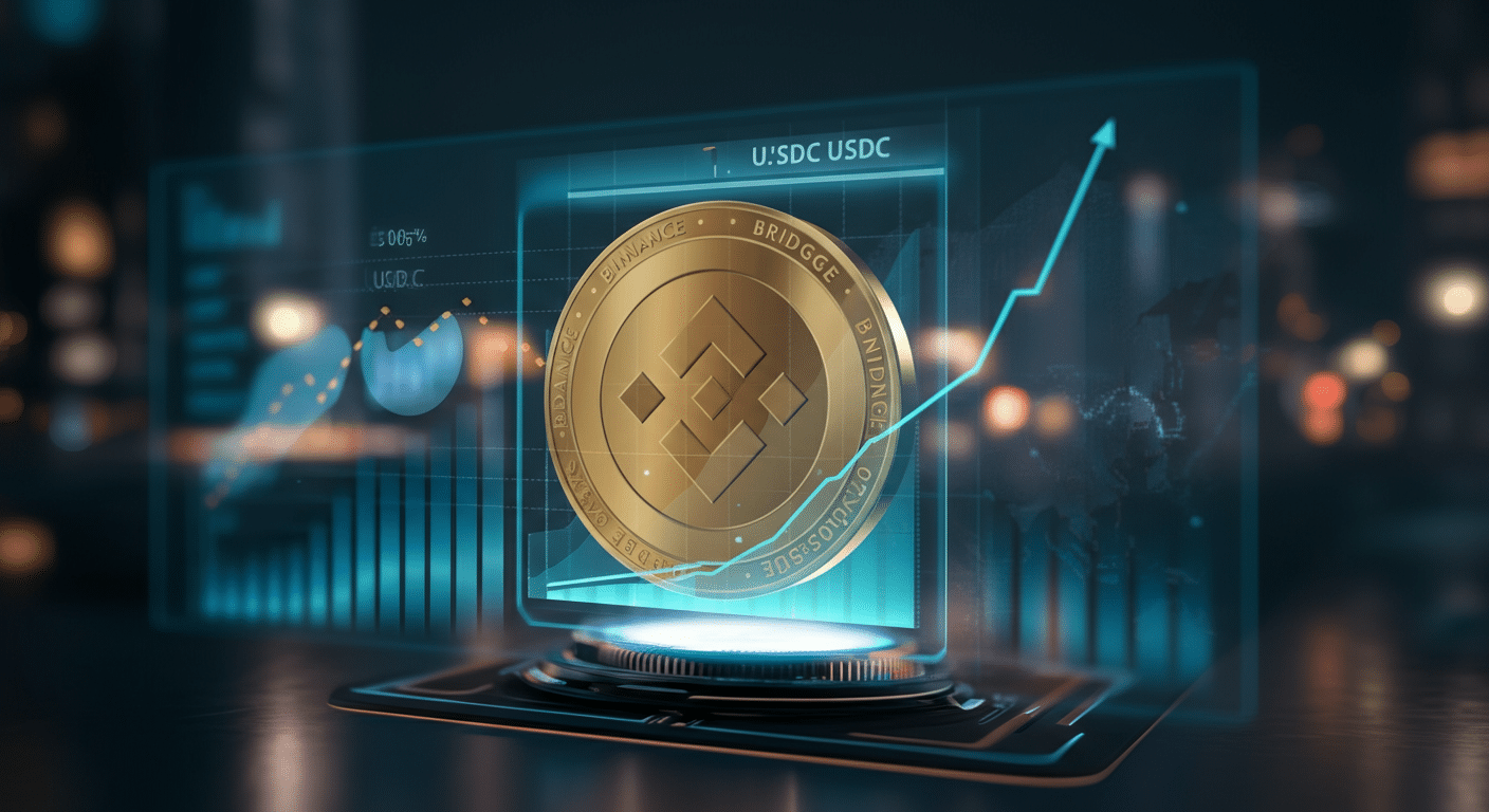 Future potential of Binance Bridged USDC (BNB Smart Chain) USDC represented visually