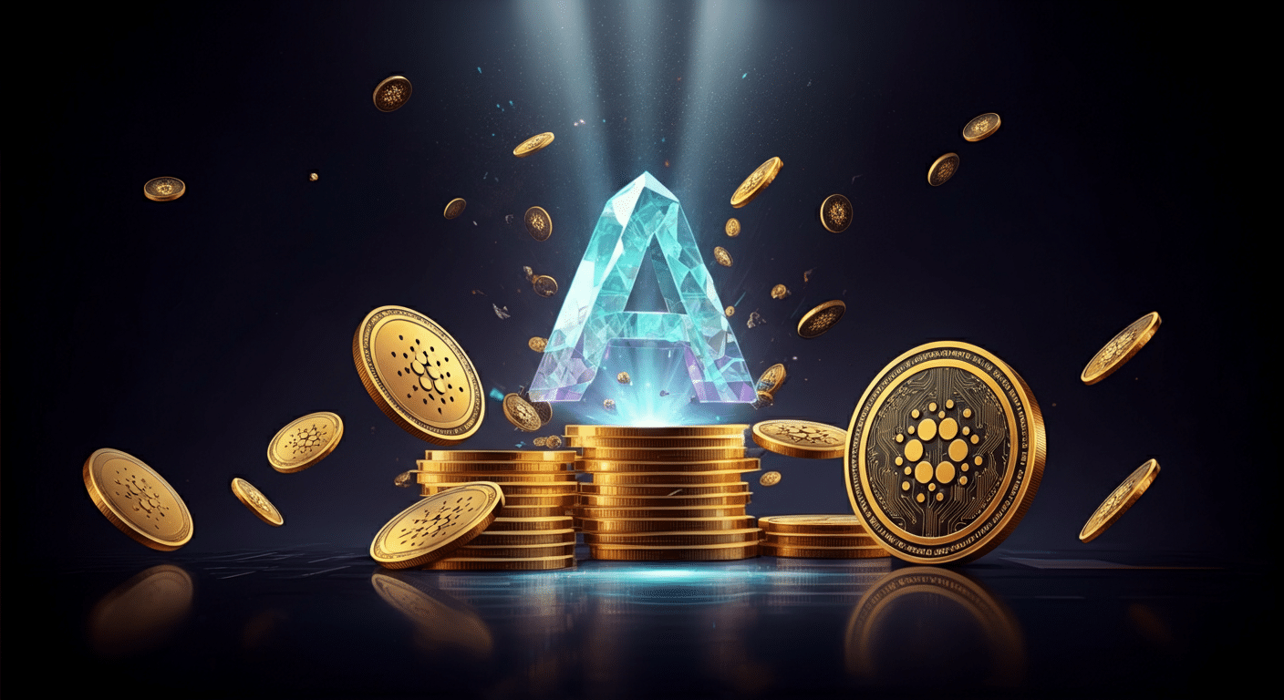Cardano ADAの世界観と仮想通貨らしさが伝わるビジュアル