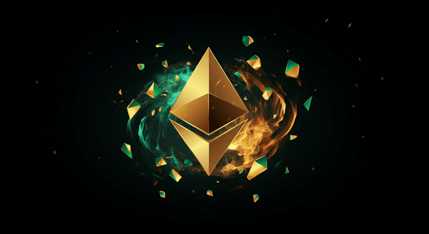 Ethereum ETHの世界観と仮想通貨らしさが伝わるビジュアル