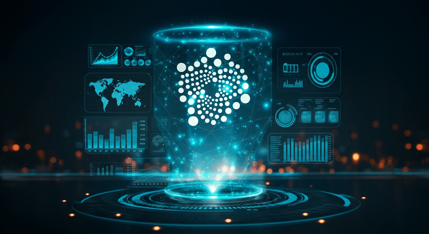 Future potential of IOTA  represented visually