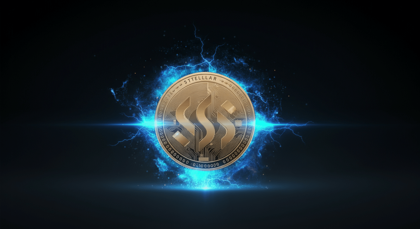 Stellar XLMの世界観と仮想通貨らしさが伝わるビジュアル