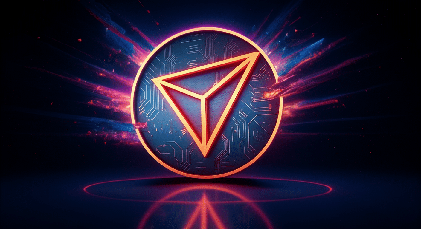TRON TRXの世界観と仮想通貨らしさが伝わるビジュアル