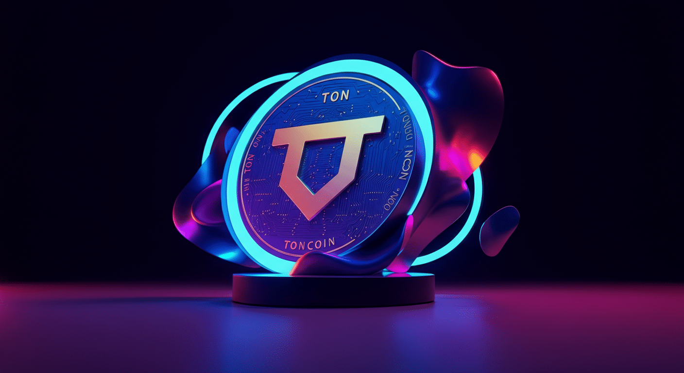 Toncoin TONの世界観と仮想通貨らしさが伝わるビジュアル