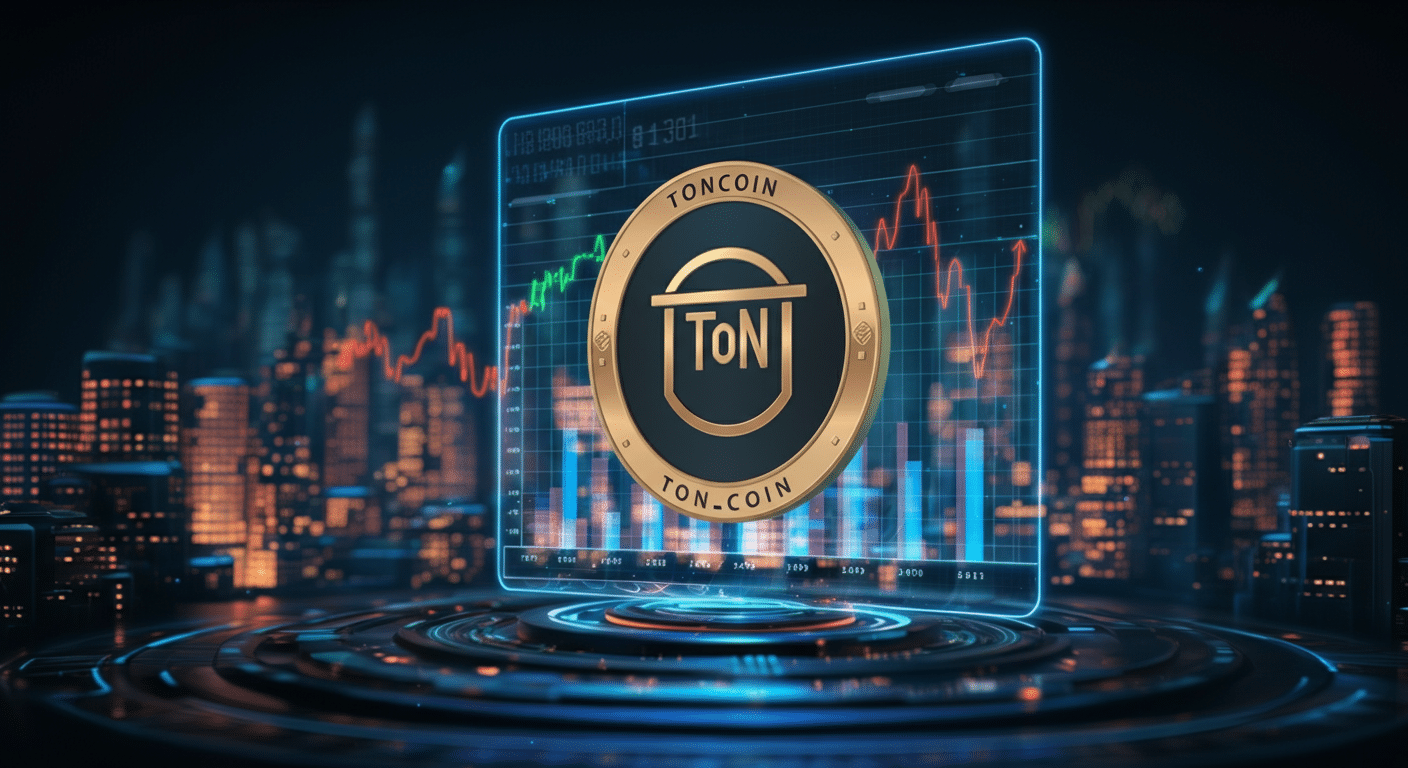 Toncoin TONの将来性を象徴するビジュアル