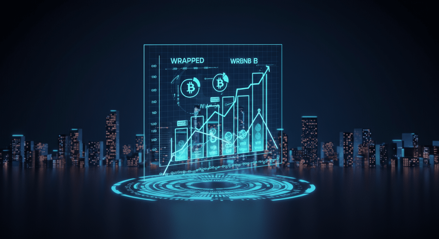 Future potential of Wrapped BNB WBNB represented visually