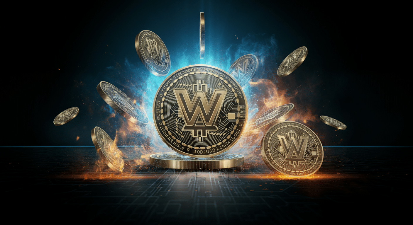 Wrapped Bitcoin WBTCの世界観と仮想通貨らしさが伝わるビジュアル