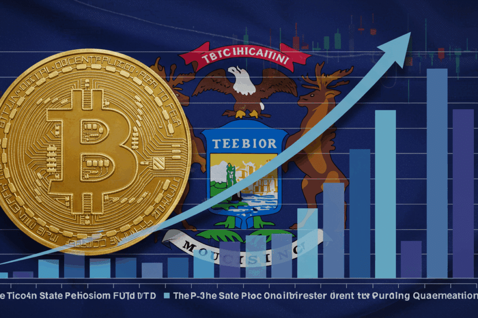 ミシガン州年金基金、ビットコインETF保有を3倍に！1070万ドルへ