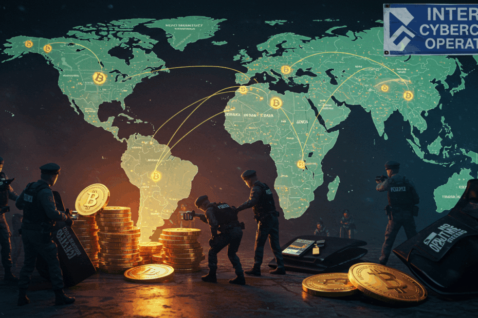 アフリカで1億ドル超の仮想通貨押収！INTERPOLがサイバー犯罪を一掃