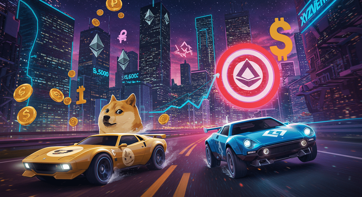 イーサリアム5,500ドルへ？ドージコインと新星XYZVerseの1ドルバトル！