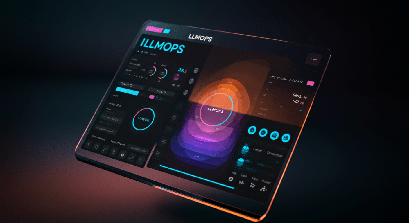 Future potential of LLMOps (LLM運用最適化) represented visually