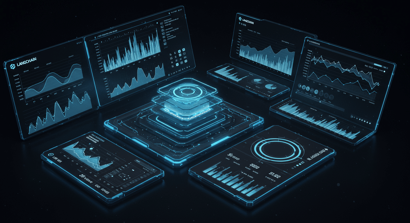 LangChain AI technology illustration