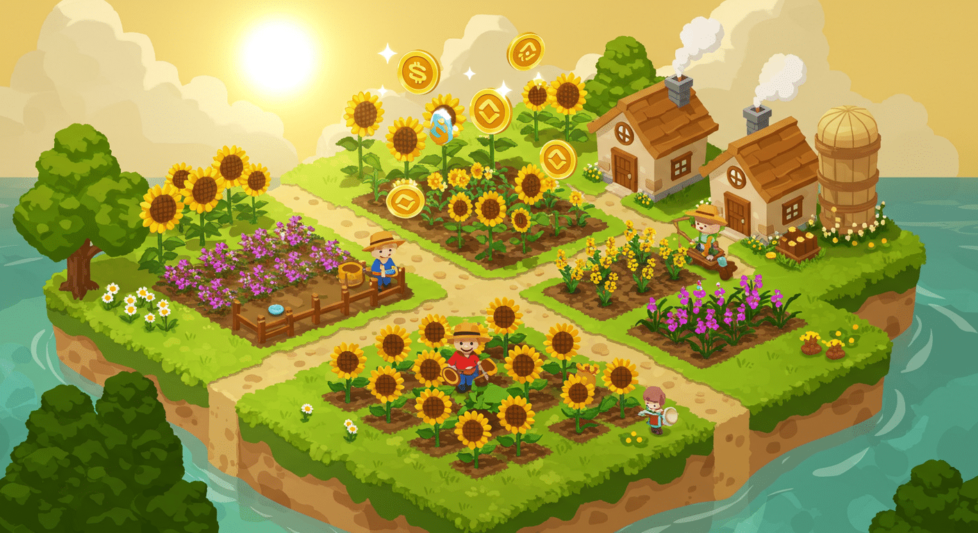 Sunflower Landとは？特徴・始め方・稼ぎ方を解説