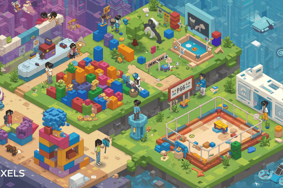 Voxels入門ガイド：仮想世界で土地を所有するGameFiの魅力