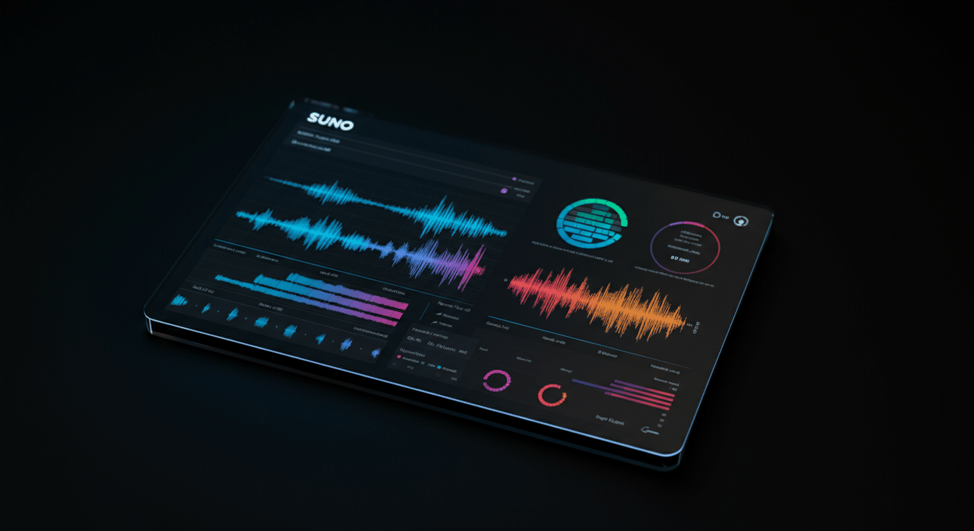 Future potential of Suno (Music Generation AI) represented visually