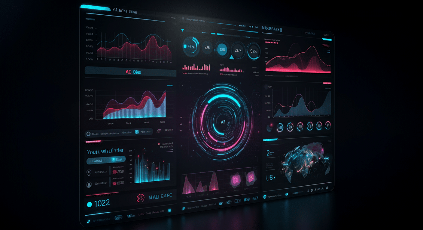 Future potential of AI Bias represented visually