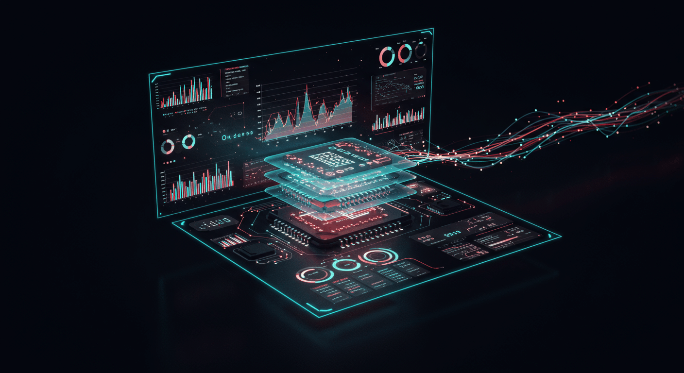 On-device LLMs AI technology illustration