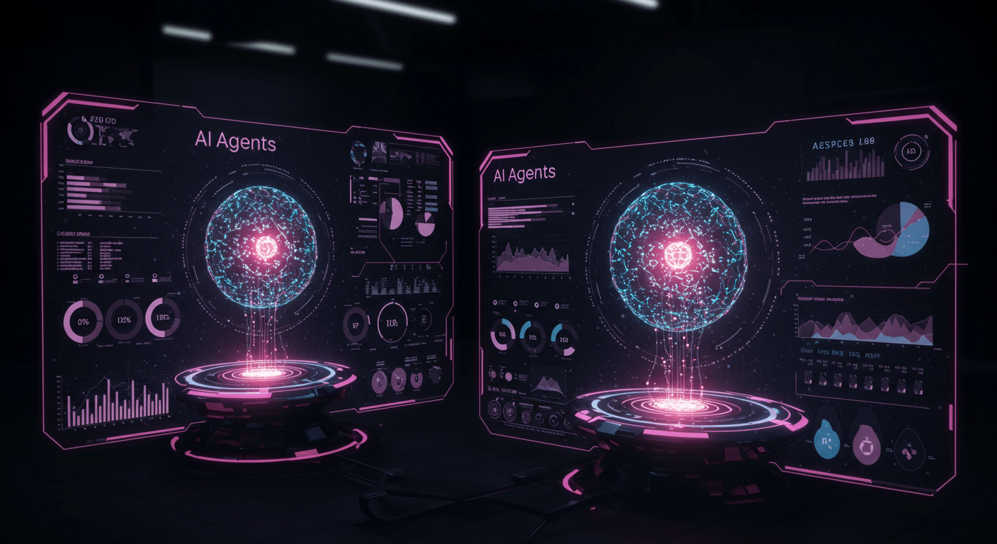 AI Agents (Autonomous Agents) AI technology illustration