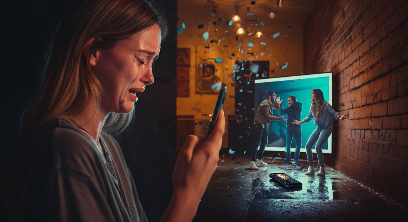 Eye-catching visual of Influencer Scandal Leaked Private Accounts Viral Social Media Drama and lifestyle vibe
