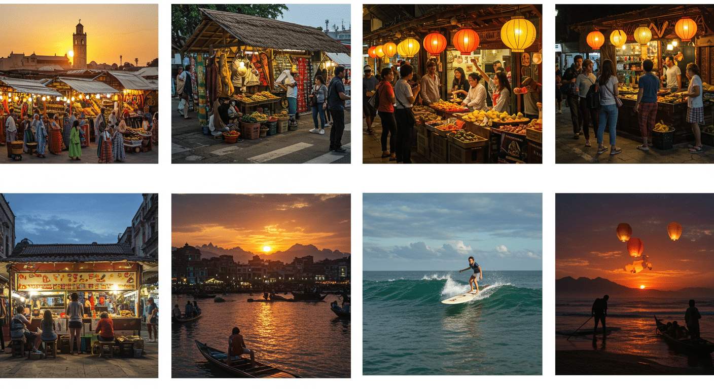 Visual intro to 2025 Travel Destinations Trending Vacation Spots Emerging Travel Hotspots and modern lifestyle concept