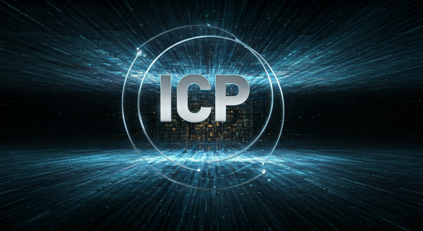 Internet Computer ICPの世界観と仮想通貨らしさが伝わるビジュアル