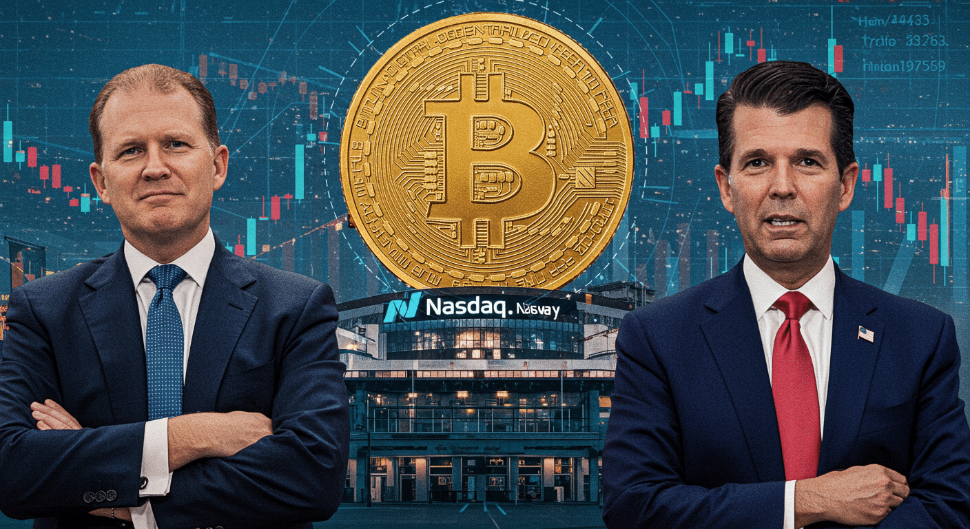 トランプ家支援のAmerican Bitcoin、ナスダックデビュー