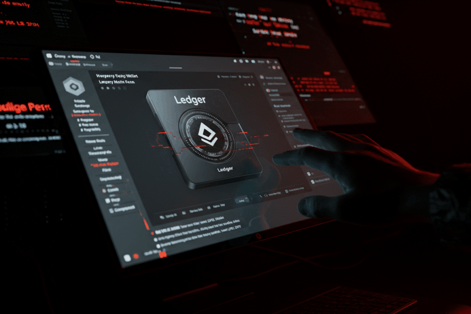 Ledgerユーザー必見！ダークウェブ詐欺、偽ウォレットページにご注意！