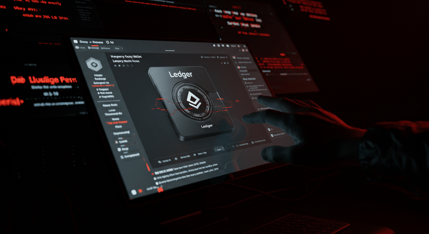 偽Ledgerウォレット詐欺！ダークウェブの脅威：仮想通貨を守る