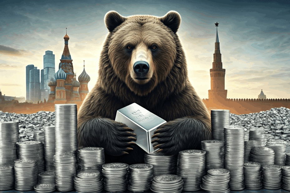ロシア中銀が銀購入！？貴金属市場に激震！