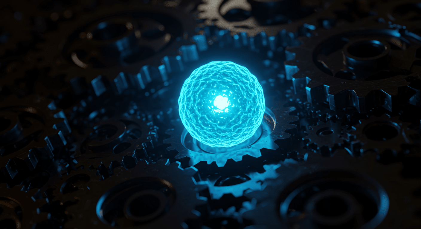 Eye-catching visual of Simple Reflex Agents and AI technology vibes