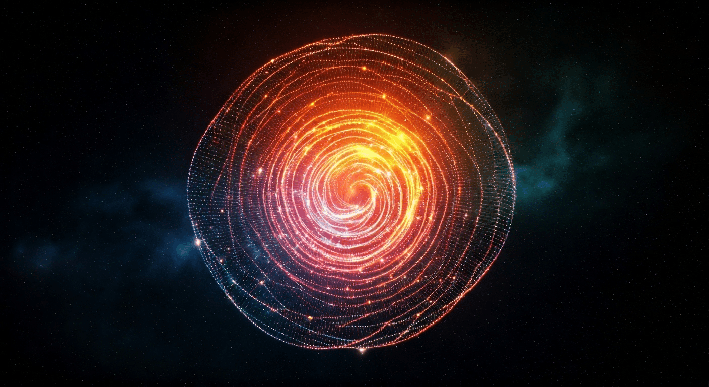 Eye-catching visual of Swarm Intelligence and AI technology vibes