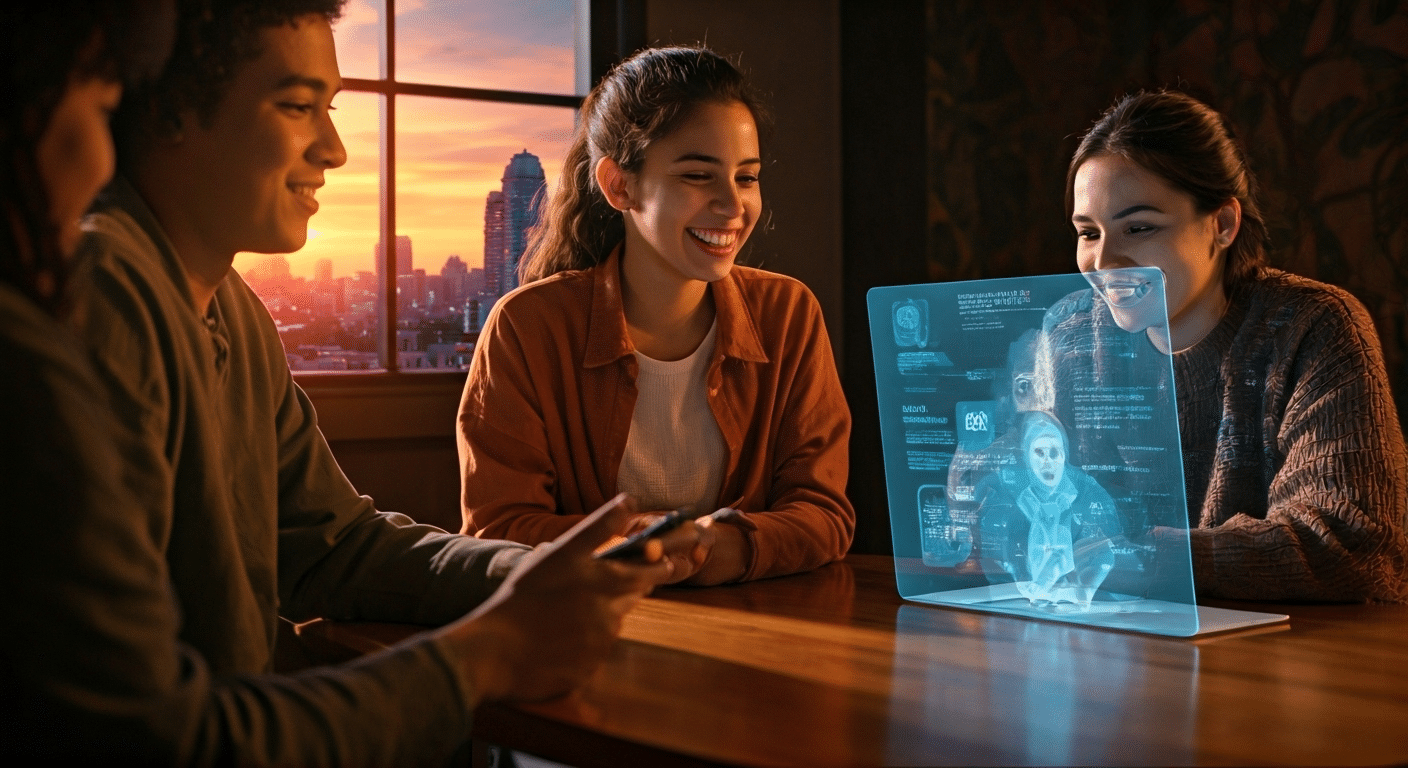 Eye-catching visual of AI Language Learning 2025 Learning Trends Personalized AI Tutors and lifestyle vibe