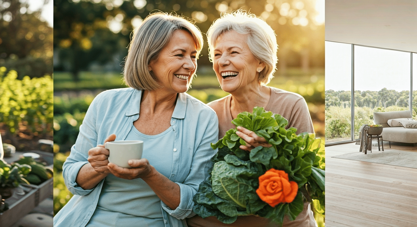 Visual intro to Longevity Tips  
Anti-Aging Habits  
Wellness Economy and modern lifestyle concept