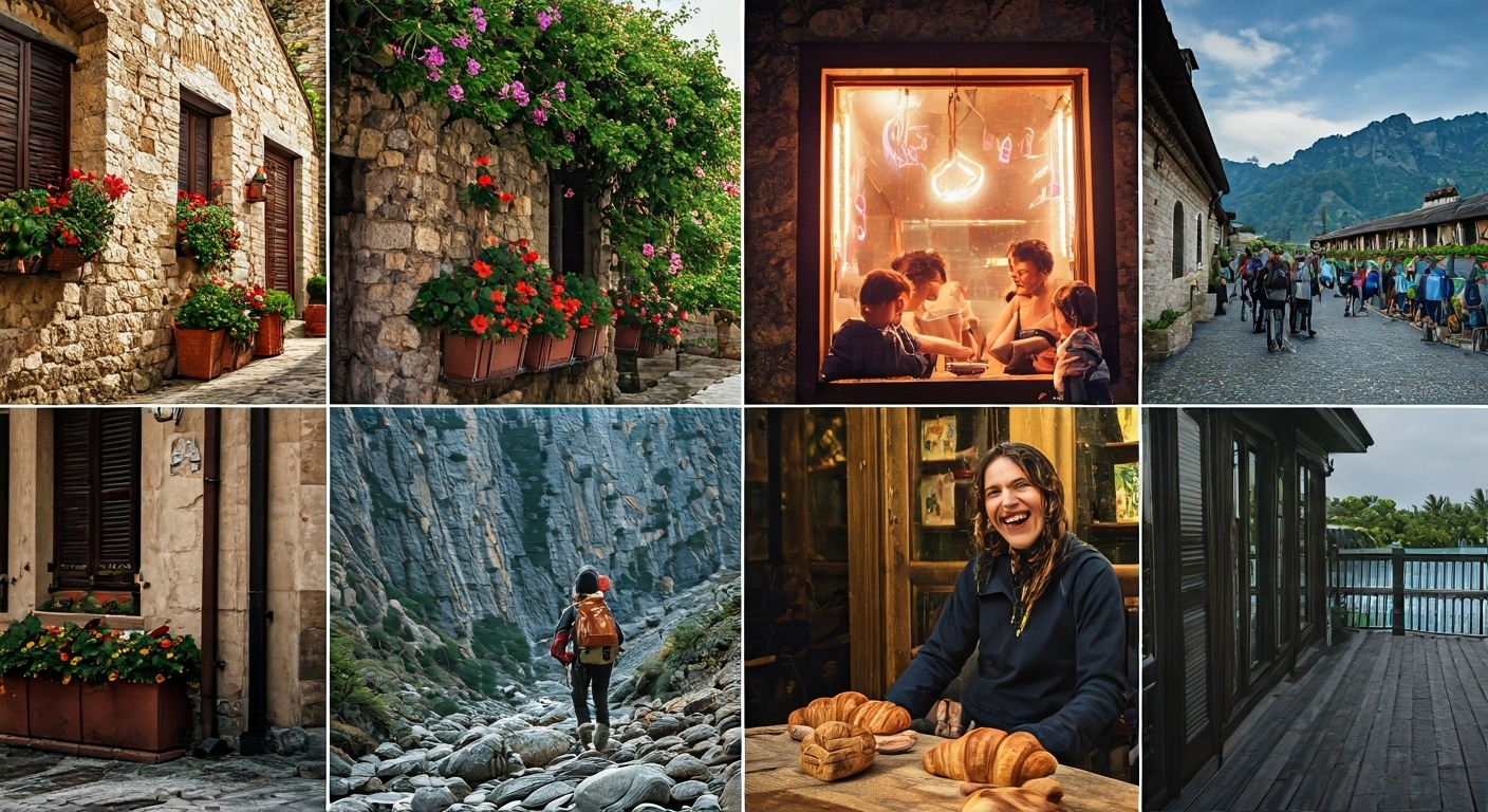 Eye-catching visual of 2025 Travel Trends  
Trending Destinations  
Vacation Hotspots and lifestyle vibe