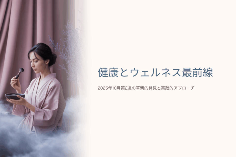 健康とウェルネスのテーマ