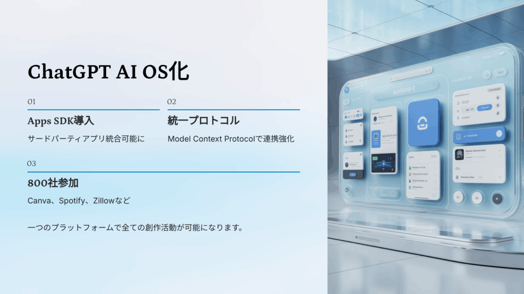ChatGPTがAIオペレーティングシステムへ進化？OpenAIがサードパーティアプリの扉を開く