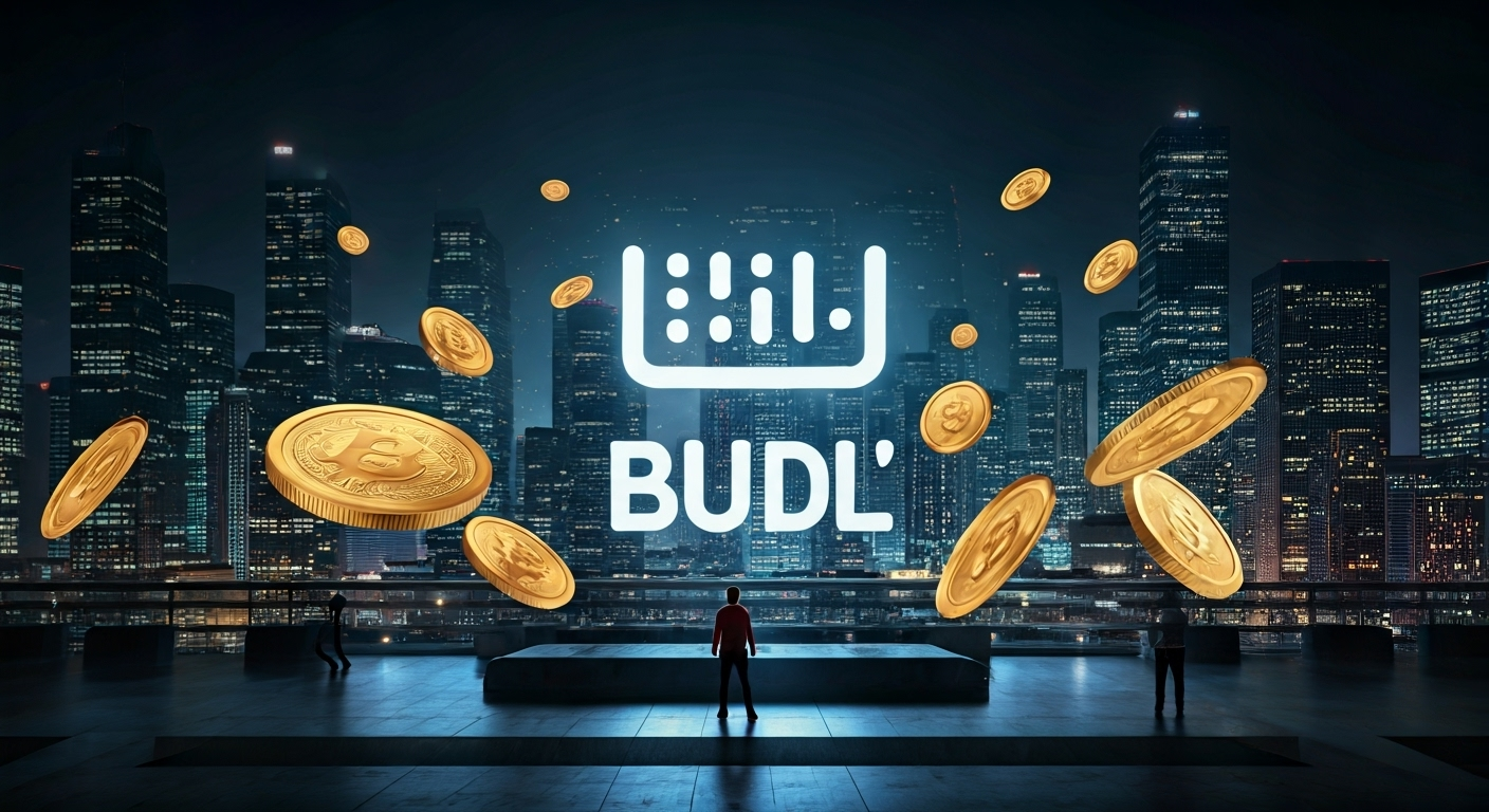 BlackRock USD Institutional Digital Liquidity Fund BUIDLの世界観と仮想通貨らしさが伝わるビジュアル