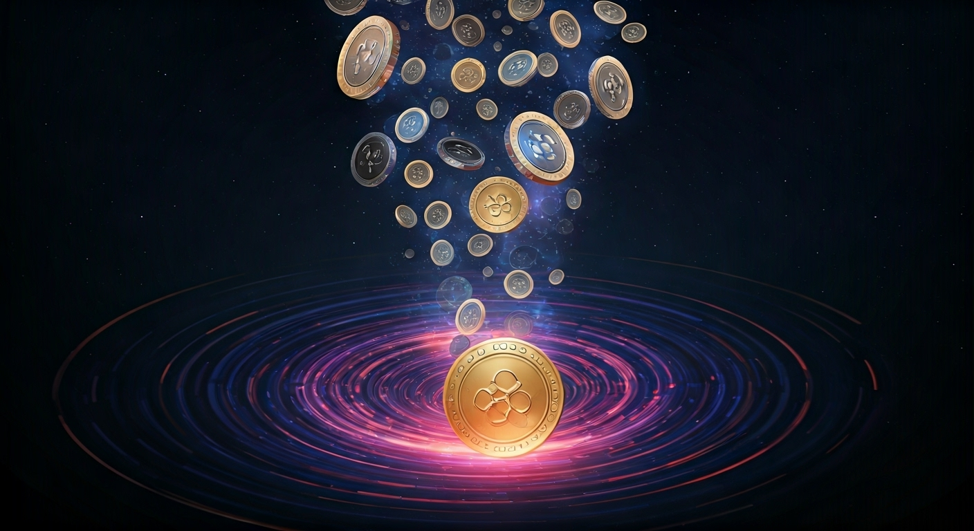 Cosmos Hub ATOMの世界観と仮想通貨らしさが伝わるビジュアル